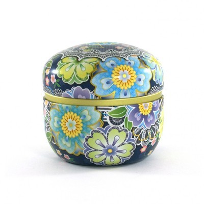 Boîte à thé bleue japonaise suzuko maline