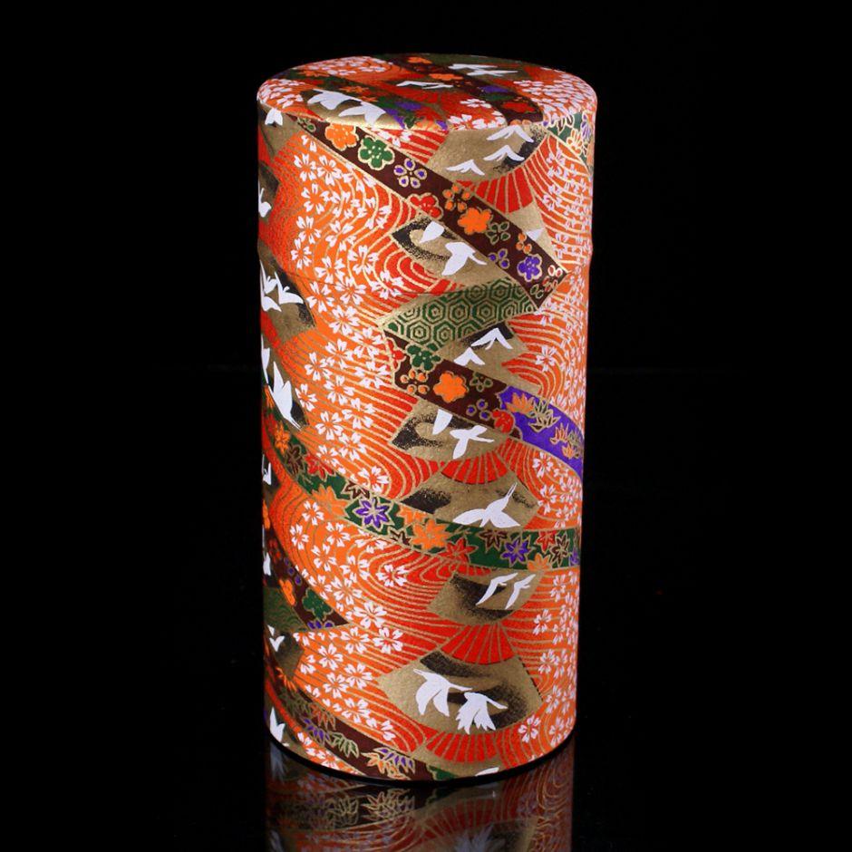 Boîte à thé japonaise en papier washi
