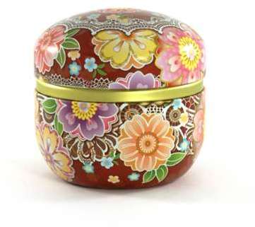 Boîte à thé rouge japonaise suzuko maline