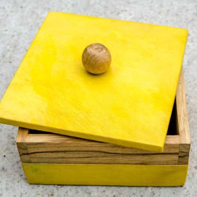 Boite Pomme jaune