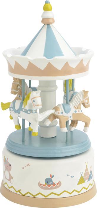 Carrousel manège musical bois pour enfant