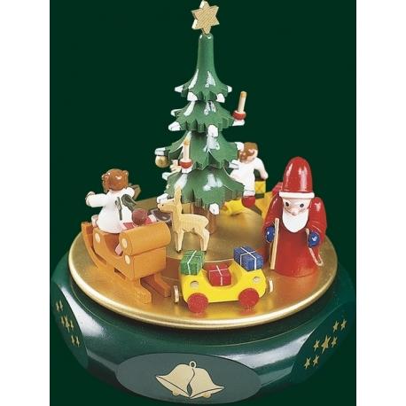 Boite à musique enfant, veillée de Noël autour du