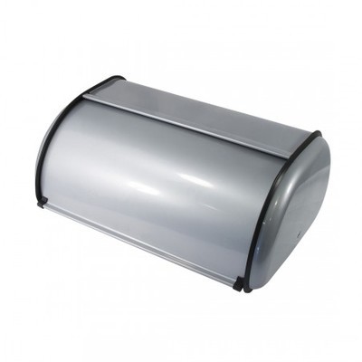 Boîte à Pain Gris Étamé - L.43 x l.27,5 x H.18,5 c