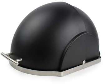 Boîte à pain noir mat 37x26xH22cm
