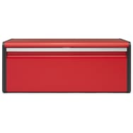 BRABANTIA - Boîte à pain couvercle abattant rouge