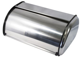 Boite à pain inox à ouverture coulissante - 43 x 2