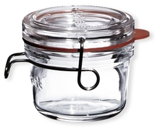 Bocaux en verre avec couvercle 12cl - Lot de 6
