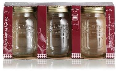 Bocal à conserves Kilner 0,5 l - 3 p.