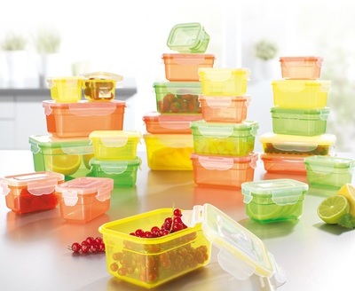 Lot de 25 boîtes de conservation Klick-it Gourmetm