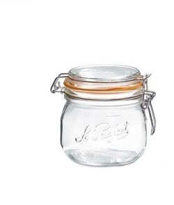 Bocal hermétique en verre 0,5L joint 85mm - Super