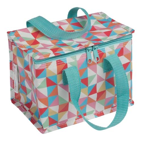 Lunchbag / glacière en plastique motif géométrique