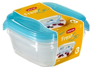 Boîte fraîcheur Curver Fresh&Go 0,8 L - 3 p.