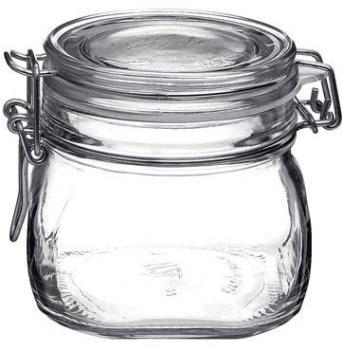 Bocal hermétique carré 50cl en verre pour terrine