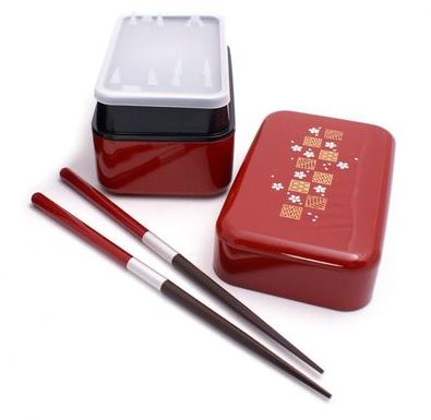 Boîte à repas Bento japonaise - lunch box rouge