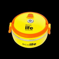 Boîte isotherme alimentaire Eco Life - Rond - Jaun
