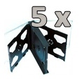 Jewelbox pour 6 CD - 5 pièces