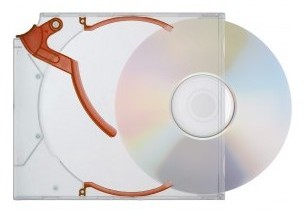 Disc Ejector e-Slimcases 200 pièces transparent/or