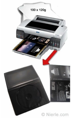 Prodye Inserts jaquettes pour 7mm Boitiers DVD (26