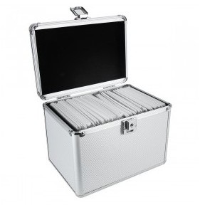 Nierle Valise DJ Convient pour 120 CD/DVD/Blu-ray,
