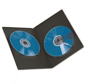 Nierle economy Boitiers double DVD, 7 mm, Noir, 50