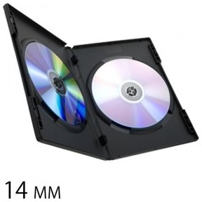 Boitiers double DVD 14 mm - 5 pièces