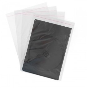 Feuille cellophane 100 pièces pour boitiers DVD 14