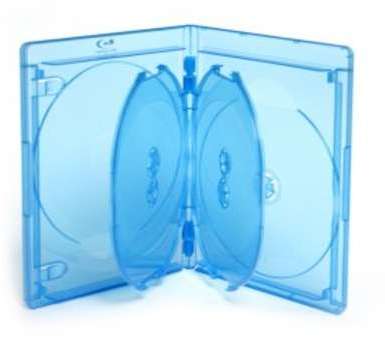 Blu-ray Boitiers 5 Blu-ray/DVD Elite 15 mm bleu, 2
