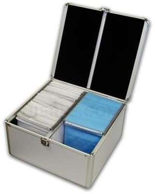Nierle Valise DJ Convient pour 300 CD/DVD/Blu-ray,