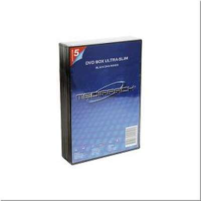 BOITIER DVD SLIM NOIR 1 DVD PACK 5