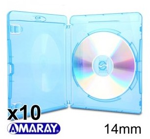 Amaray Boitiers Blu-ray, 15 mm, Machine-pack-quali