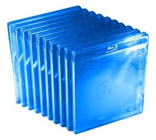 Blu-ray Boitiers DVD bleu 12 mm - 10 pièces