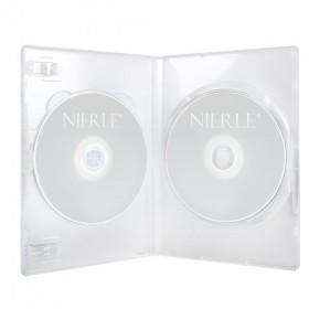 Amaray Boitiers double DVD Slim, 7 mm, Transparent