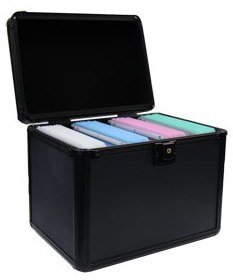 Nierle Valise DJ Convient pour 120 CD/DVD/Blu-ray,