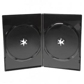 Amaray Boitiers double DVD Slim, 7 mm, Noir, 100 p