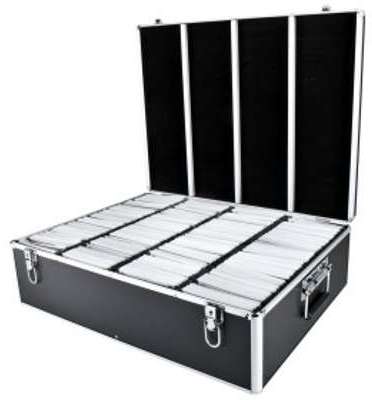 Nierle Valise DJ Convient pour 1000 CD/DVD/Blu-ray