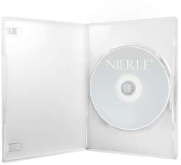 Amaray Boitiers DVD, Slim 7 mm, Transparent, 50 pi