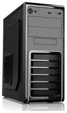 3GO ATX Box 6625 Noir et Argenté F.A.l 460W SATA
