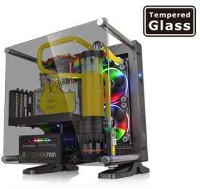 Thermaltake - Core P1 TG - Mini Tour - ouvert - fe