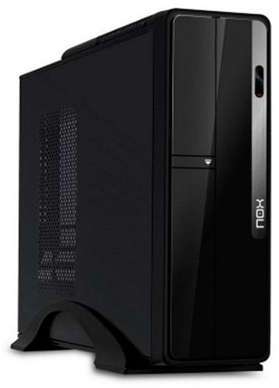 NOX Minitorre box mATX Noir léger avec lecteur de