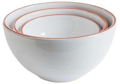 Set de 3 Bols Terrac Blanc Set de 3 Bols Terrac Blanc
