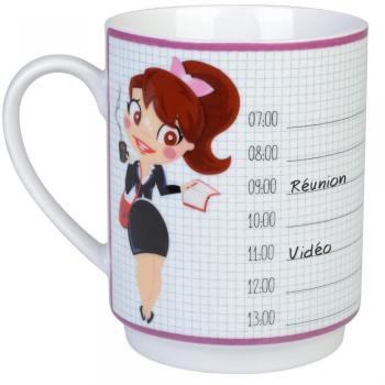 Mug de bureau agenda Mug de bureau agenda