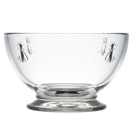 Bol à déjeuner rond en verre pressé 60cl - Lot de 6 Bol à déjeuner rond en verre
