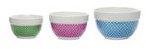 Set 3 Bols colorés Mini Dots Set 3 Bols colorés Mini Dots