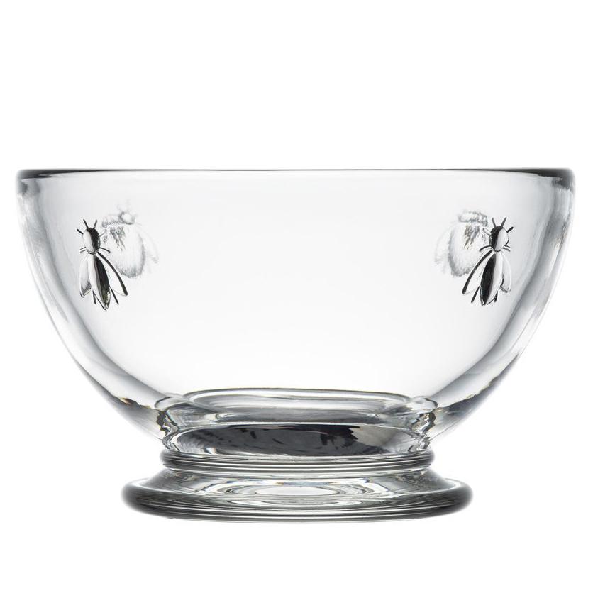Mini bol rond en verre pressé 27cl - Lot de 6 - Abeille Mini bol rond en verre pressé