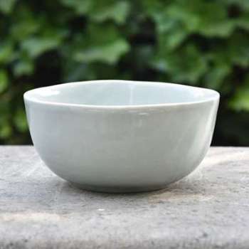 Bol en faïence gris perle Lila