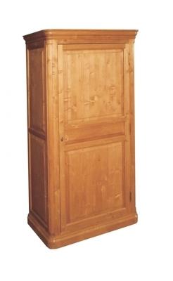 Armoire bonnetière une porte en pin Signal