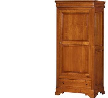 Bonnetière merisier 1 porte 1 tiroir