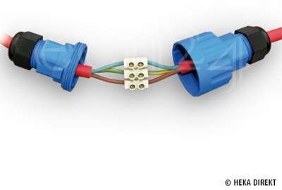 Manchon de connexion pour 3 x 2,5mm² IP68