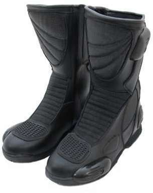 Kc600 bottes moto racing cuir noir piste route KARNO Kc600 bottes moto racing cuir