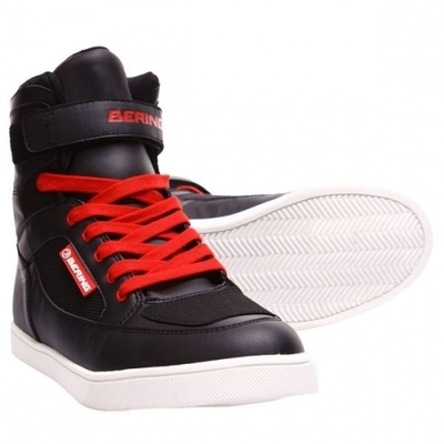 Chaussures moto Bering Jungle Noir Rouge
